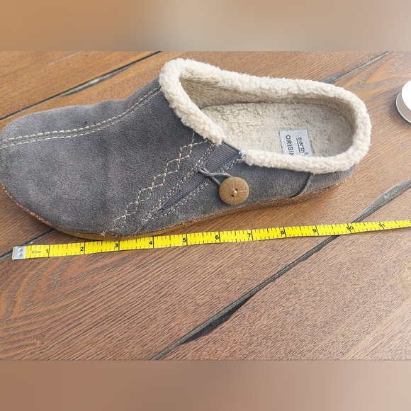 Earth Origins Aurora Johanna Grey Suede Clogs Sz 8.5 - Picture 9 of 9